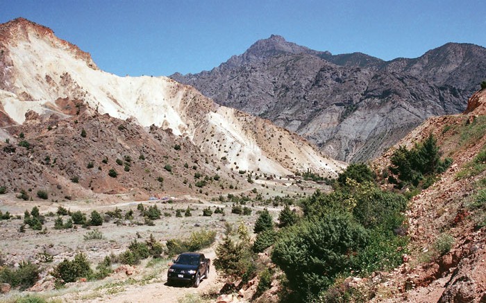 Mediterranean Resources' Red Mountain project in Turkey. Photo by John Cumming.