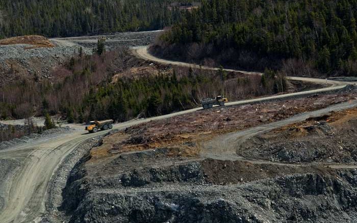 Anaconda Mining's Pine Cove open-pit gold mine in Newfoundland's Baie Verte Peninsula. Source: Anaconda Mining