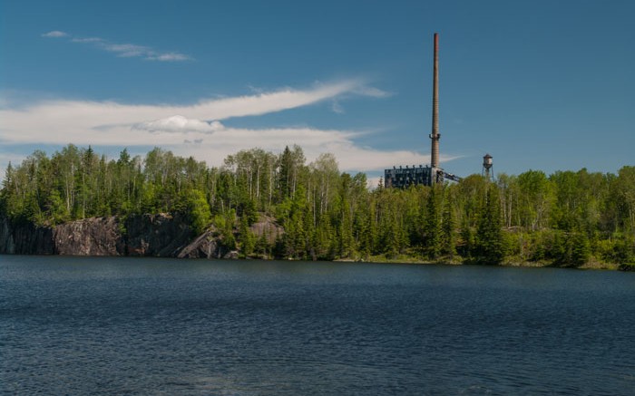 Facilities from the historic Beattie gold mine rise above the trees at Clifton Star Resources' Duparquet gold project in Quebec. Source: Clifton Star