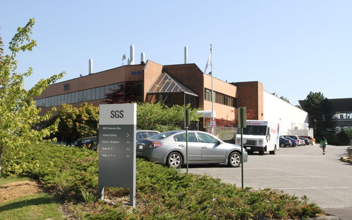 SGS Minerals Services' new 68,000 sq. ft multi-service lab in Burnaby, British Columbia. Source: SGS