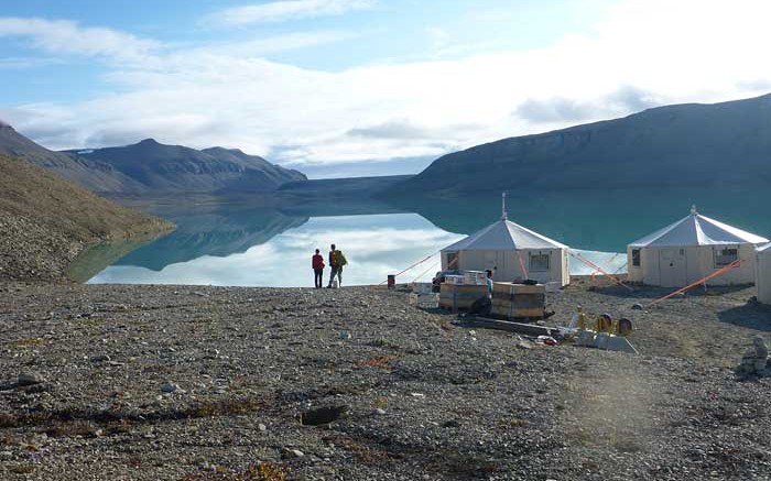 The camp at Avannaa Resources' Washington Land lead-zinc project in northern Greenland. Source: Avannaa Resources