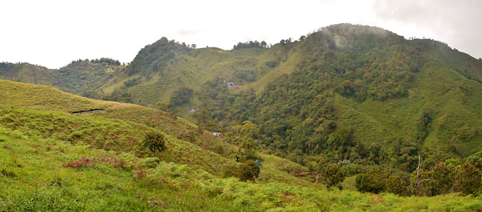 Bellhaven Copper & Gold's La Mina gold-copper project, 45 km southwest of Medellin, Colombia. Source: Bellhaven Copper & Gold