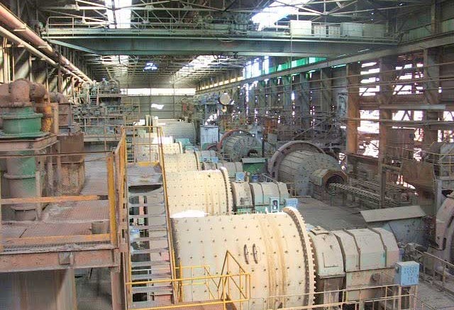 Grinding equipment at EMED Mining's Rio Tinto copper mine, 65 km northwest of Seville, Spain. Source: EMED Mining