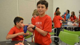 Young participants of the Mining Minds initiative at York University in Toronto.