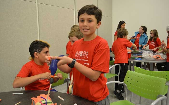 Young participants of the Mining Minds initiative at York University in Toronto.