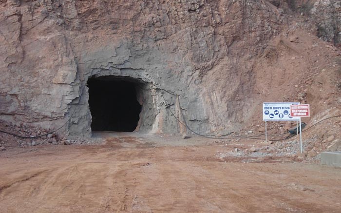 A portal at SilverCrest Mines' Santa Elena silver-gold mine, located 150 km northeast of Hermosillo in Mexico's Sonora state. Source: SilverCrest Mines