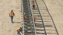 Construction at Barrick's Cortez gold mine in Nevada. Source: Barrick Gold