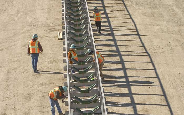 Construction at Barrick's Cortez gold mine in Nevada. Source: Barrick Gold