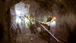 Mine-development workers underground at Endeavour Silver's Bolanitos silver-gold mine in Mexico's Guanajuato state. Source: Endeavour Silver