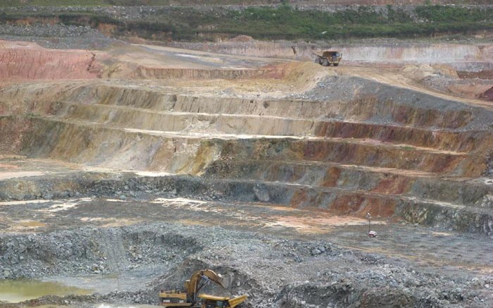 Iamgold's Rosebel gold mine in Suriname (2009). Photo by Alisha Hiyate.