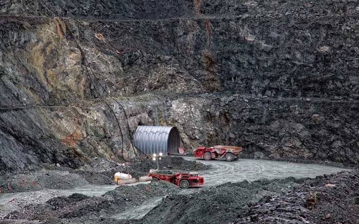 Trucks enter Brigus Gold's Black Fox mine in Ontario. Source: Brigus Gold