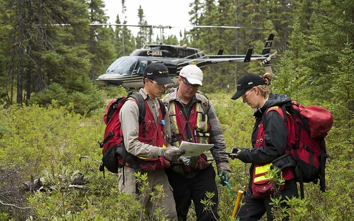 Exploration personnel at Detour Gold's Detour Lake gold project in Ontario. Source: Detour  Gold