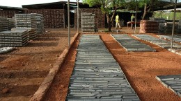 Drill core at the geologist base camp near Semafo's Mana gold mine in Burkina Faso. Source: Semafo