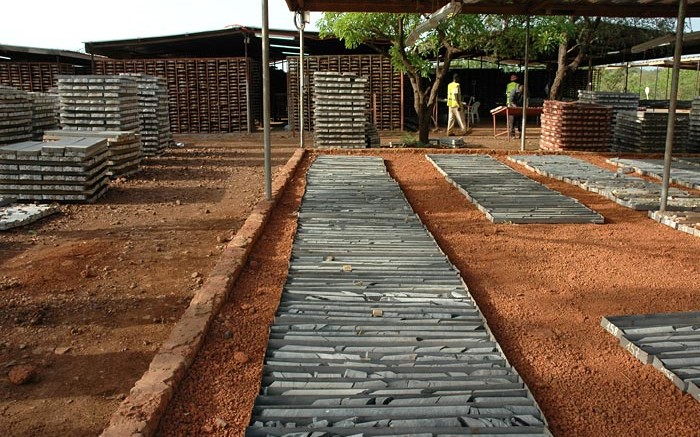 Drill core at the geologist base camp near Semafo's Mana gold mine in Burkina Faso. Source: Semafo