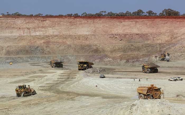 Mining in the Havana pit at AngloGold Ashanti's Tropicana gold mine in Western Australia. Source: AngloGold Ashanti