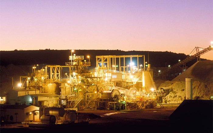 Processing facilities in the Yilgarn South region in western Australia. Source: Barrick Gold