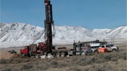 Drilling at International Minerals'  Converse gold project in Nevada. Source: International Minerals