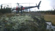 Standing on an outcrop at the Big Daddy deposit in Ontario. Source: KWG Resources