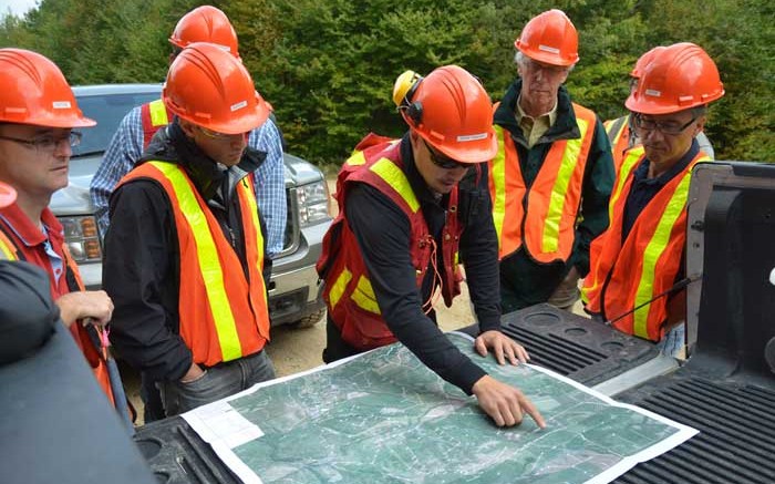 Field technicians at Northcliff Resources' Sisson tungsten-moly project in central New Brunswick. Source: Northcliff Resources