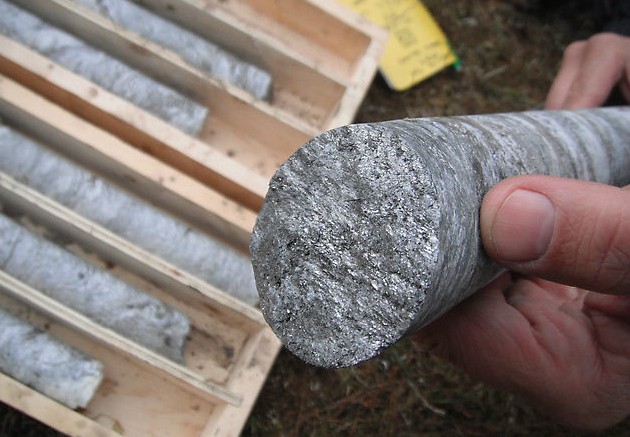 Drill core from Graphite One's Graphite Creek project.  Source: Graphite One