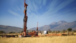 Drilling at Ivanhoe's Platreef project in South Africa. Source: Ivanhoe Mines