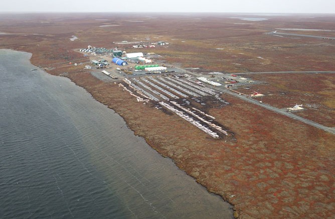 Sabina Gold & Silver 100%-owned Back River project in Nunavut. Source: Sabina Gold & Silver