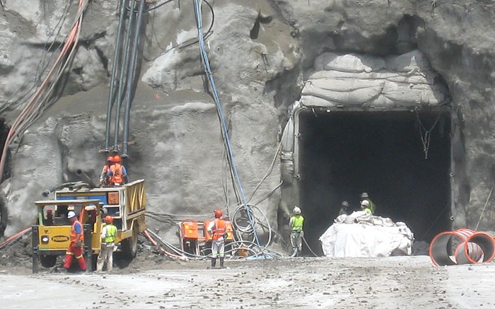 Workers at Platinum Group Metals' WBJV1 platinum project in South Africa. Source: Platinum Group Metals