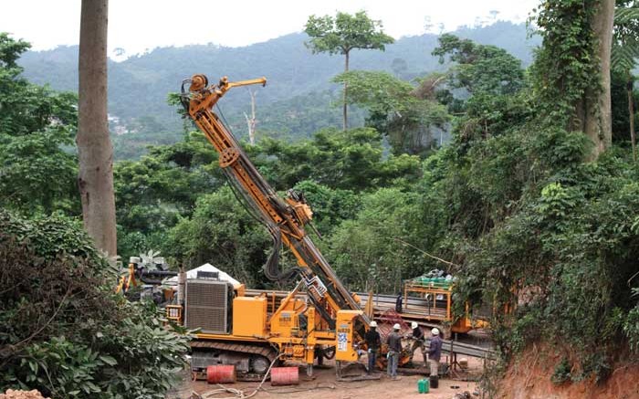 Drillers at Asanko Gold's Esaase gold project in Ghana in 2011. Credit: Asanko Gold