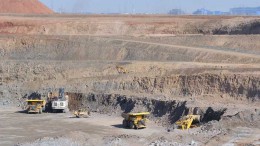 Mining equipment  at Turquoise Hill's  Oyu Tolgoi copper-gold mine in Mongolia. Source: Turquoise Hill Resources