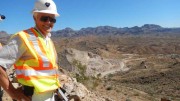 Northern Vertex Mining CEO Dick Whittington at the Moss gold-silver mine in northwestern Arizona. Credit: Northern Vertex Mining