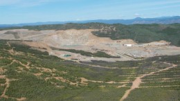 Capstone Mining's Minto copper-gold-silver mine in the central Yukon. Tailings are being deposited in the main pit and mining has moved to the Area 2 pit and the new underground operation. Photo by Gwen Preston.