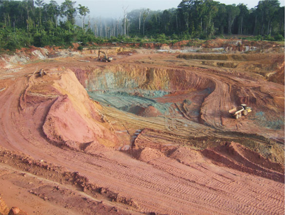 Sandspring Resources'  Toroparu gold project in Guyana. Credit: Sandspring Resources