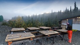The exploration camp at Chieftain Metals' Tulsequah polymetallic project in northwestern B.C. Credit: Chieftain Metals
