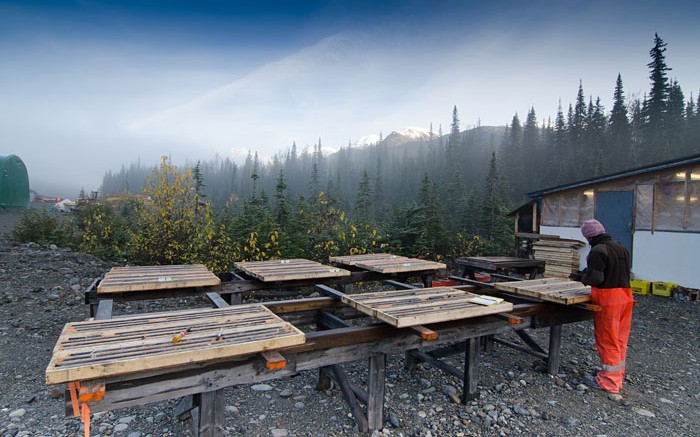 The exploration camp at Chieftain Metals' Tulsequah polymetallic project in northwestern B.C. Credit: Chieftain Metals