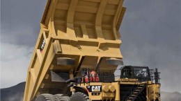 A dump truck at Augusta Resource's Rosemont copper-molybdenum project in Arizona. Credit: Augusta Resource