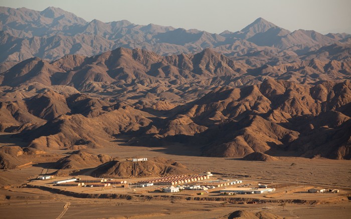 Mining operations at Centamin's Sukari gold mine in Egypt.