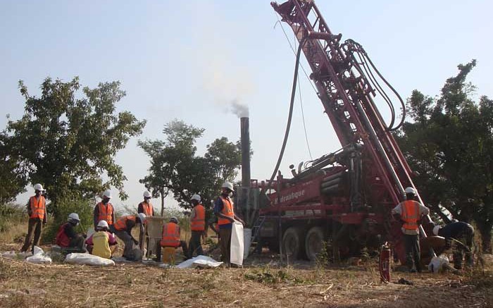 Drilling at Roxgold's Yaramoko gold project in Burkina Faso. Credit: Roxgold