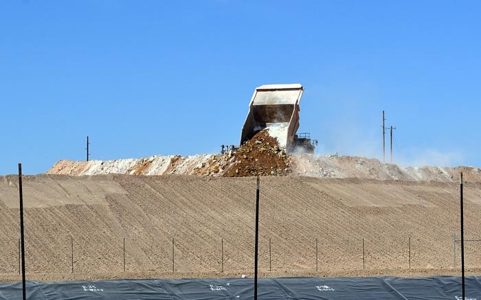 The north leach pad at Allied Nevada's Hycroft mine. Credit: Allied Nevada