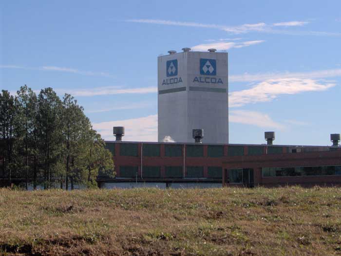 The tower at Alcoa's North plant in Tennessee. Photo by Brian Stansberry.