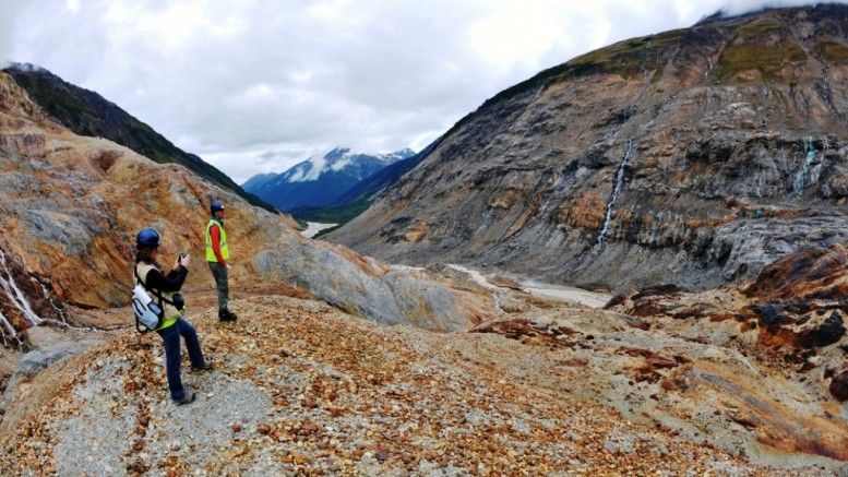 Visitors at Seabridge Gold's KSM gold-copper project, 70 km north of Stewart, British Columbia. Source: Seabridge Gold