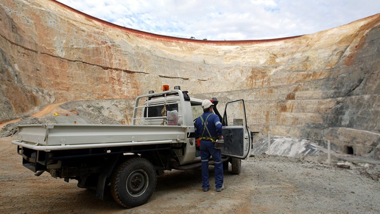 A Barrick Gold employee at the  Kanowna gold mine in Western Australia. Credit: Barrick Gold