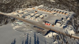 Core racks at Fission Uranium's Patterson Lake South project. Credit: Fission Uranium