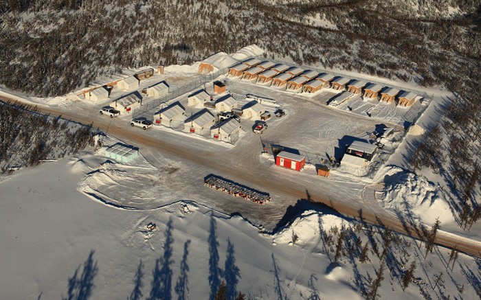 Core racks at Fission Uranium's Patterson Lake South project. Credit: Fission Uranium