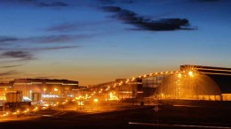 Processing facilities at Turquoise Hill Resources' Oyu Tolgoi copper-gold mine in Mongolia, 80 km north of the Mongolia-China border. Credit: Turquoise Hill Resources