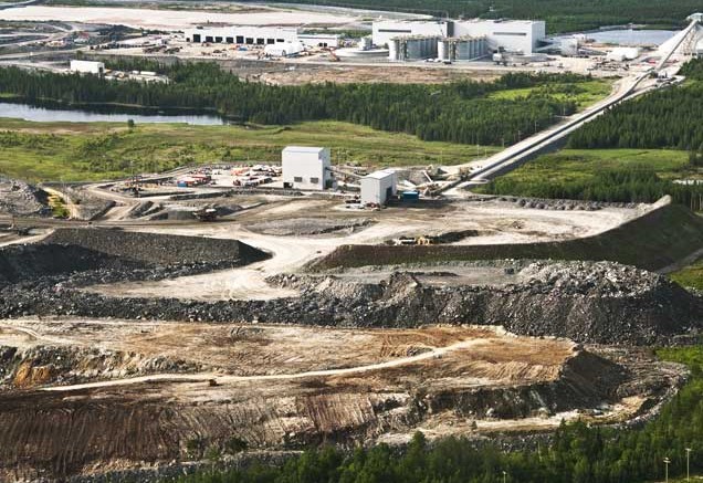 An aerial view of the Canadian Malartic project in Quebec. Credit: Osisko Mining