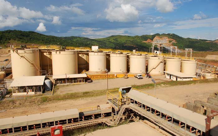 Processing facilities at B2Gold's La Libertad gold mine in Nicaragua. Credit:  B2Gold