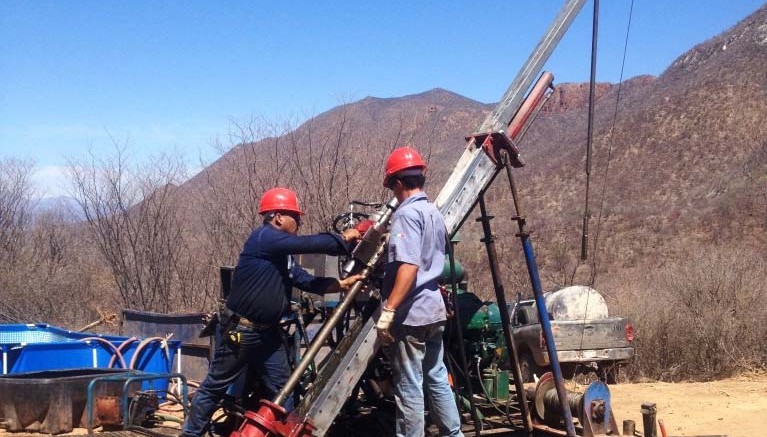 A drill rig at Garibaldi Resources' Rodadero North project in Sonora state, Mexico. Credit: Garibaldi Resources