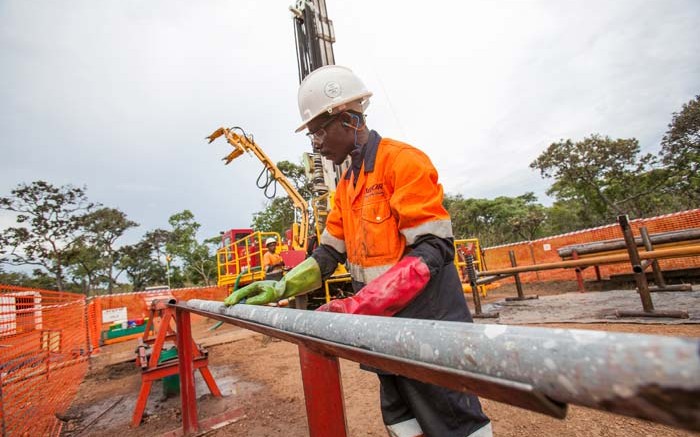 Drillers at Ivanhoe Mines' 95%-owned Kamoa copper project in the Democratic Republic of the Congo. Credit: Ivanhoe Mines