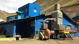 The crushing facility at Sierra Metals' Yauricocha mine in Peru.