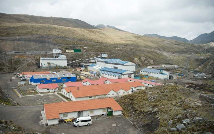 Trevali Mining's Santander zinc-lead-silver mine in Peru, 200 km northeast of Lima.  Credit: Trevali Mining